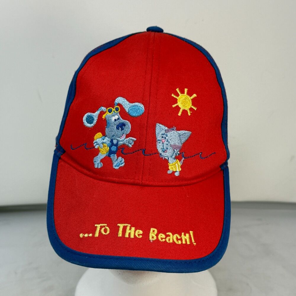 Vintage Blues Clues 2007 Viacom NickJR Kids 4-6 Blue Periwinkle Cat Cap Hat